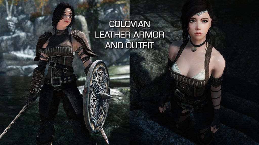 Colovian Leather Armor and Outfit SE - UNP - CBBE