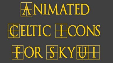 ElSopa  - Animated Celtic Icons For SkyUI SE