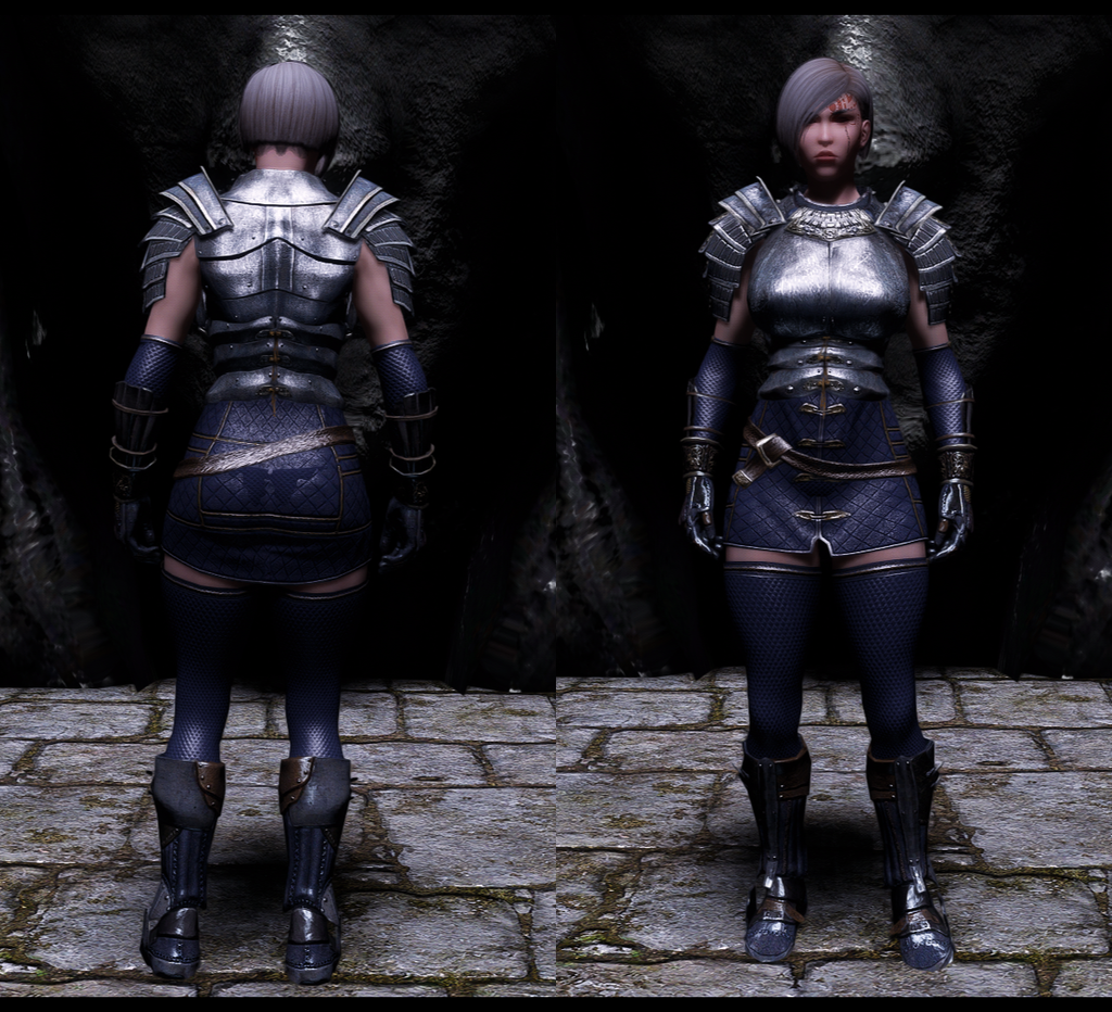 Girl&rsquo;s Heavy Armors - BHUNP BodySlide Conversion