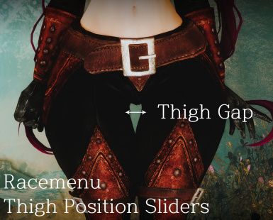 Racemenu - Thigh Position Sliders