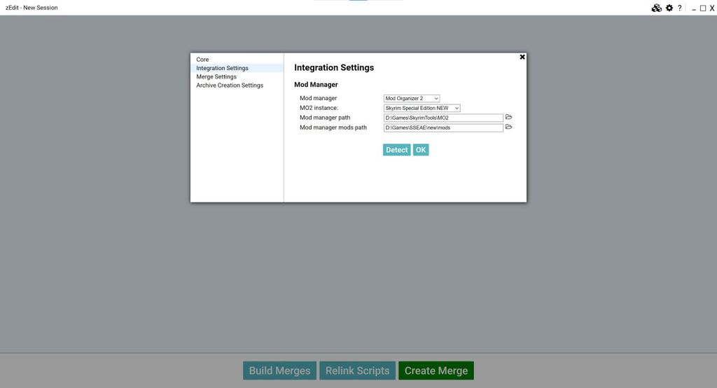 Integration Settings